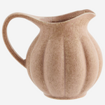 dusty rose stoneware jug